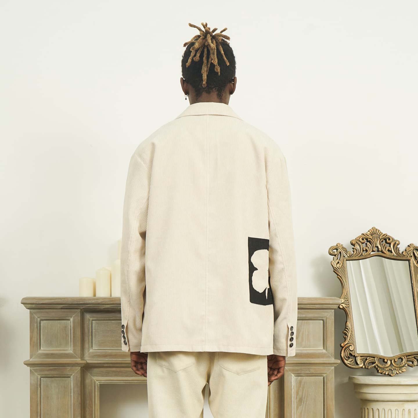 EMPTY REFERENCE Corduroy Blazer Beige