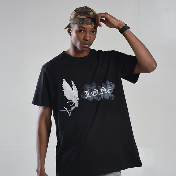 VLONE Smoke Demon Angel T-Shirt