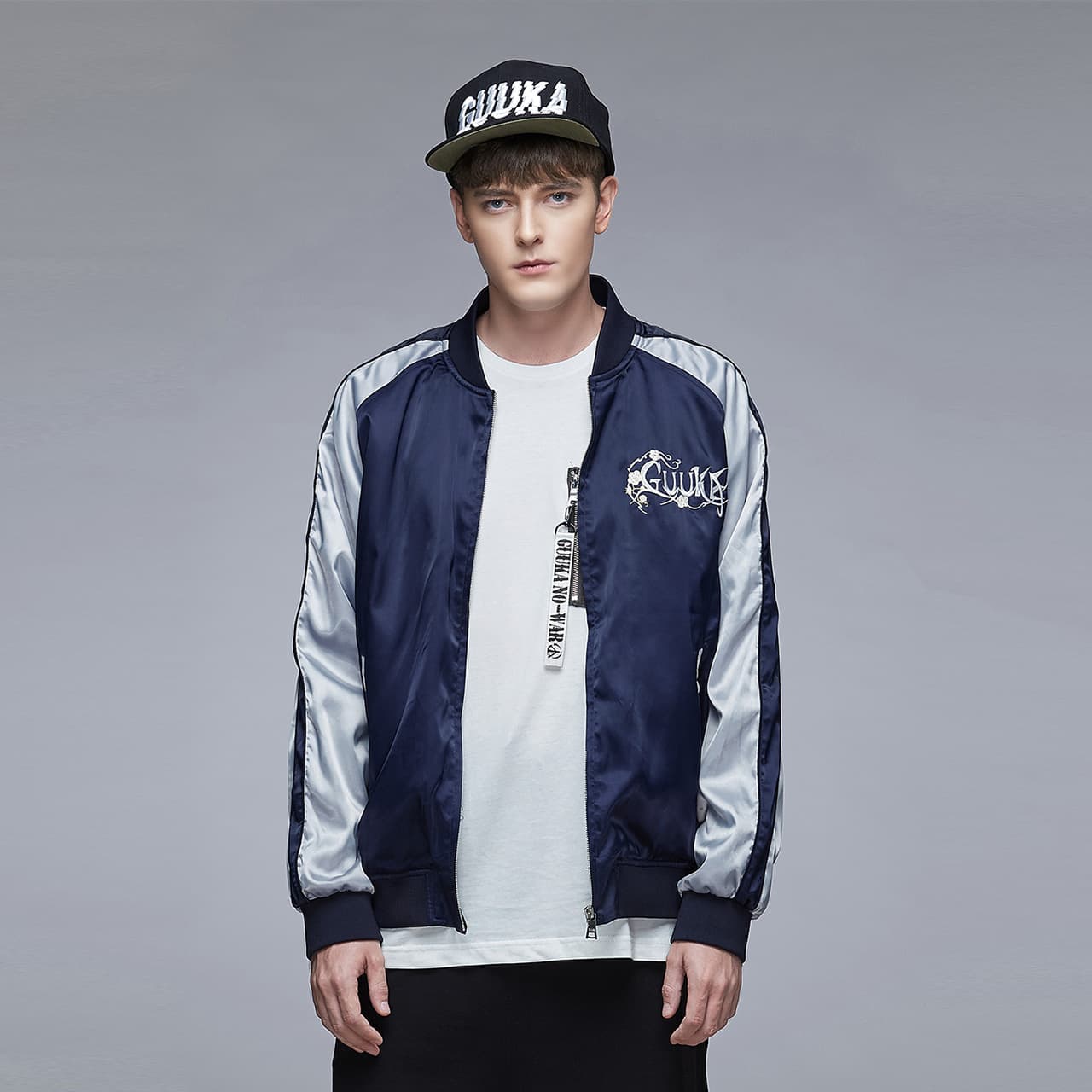 Guuka Bomber Jacket Navy