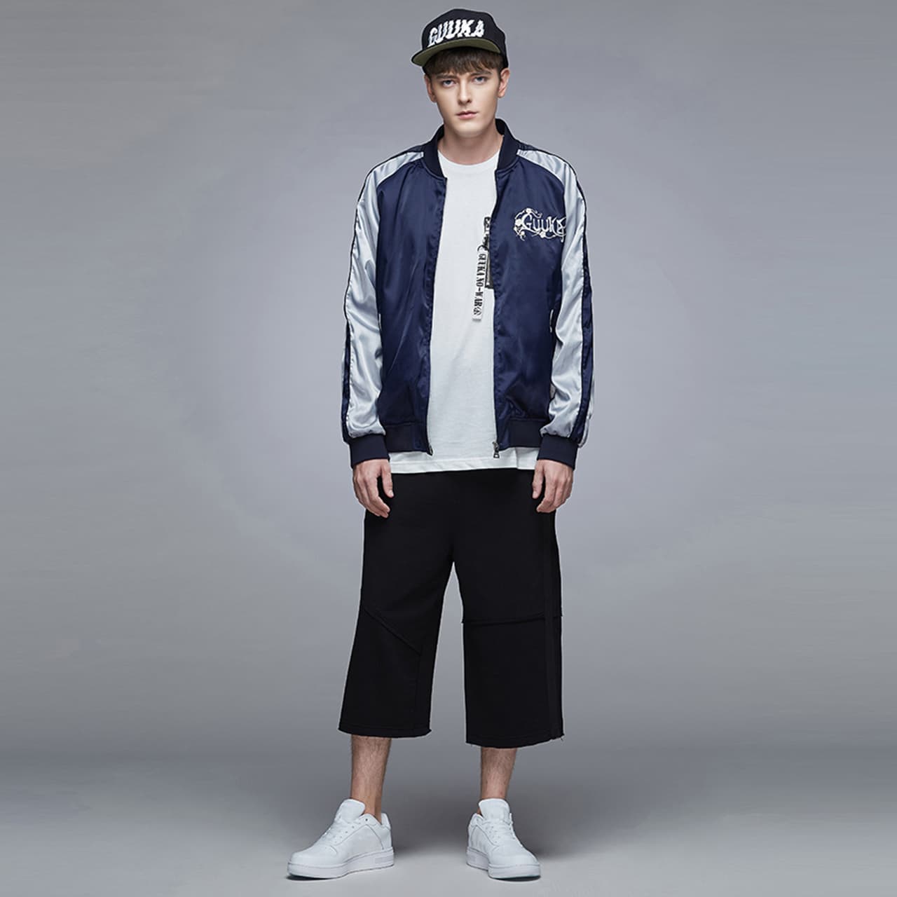 Guuka Bomber Jacket Navy
