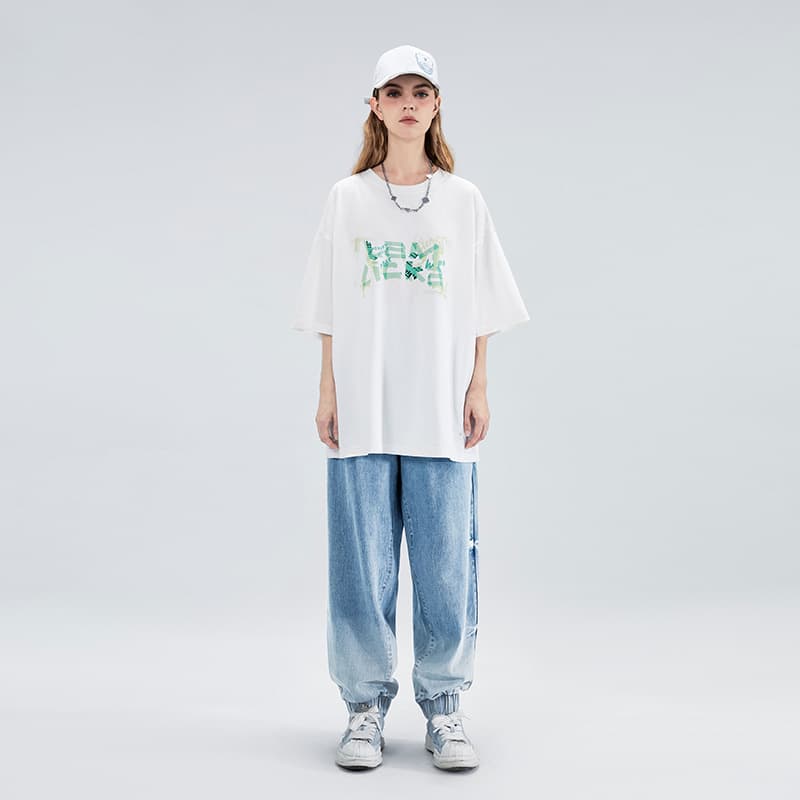 LAMLICKA Denim Joggers Blue