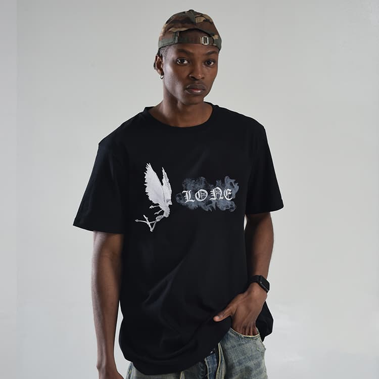 VLONE Smoke Demon Angel T-Shirt
