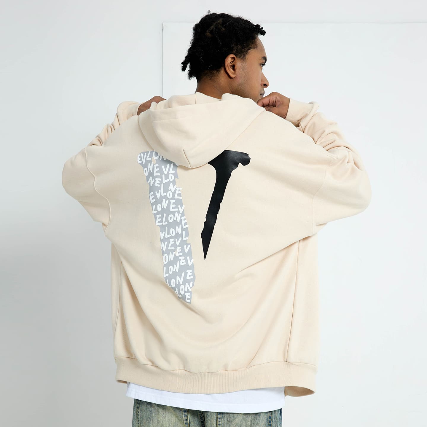 VLONE Hoodie Beige