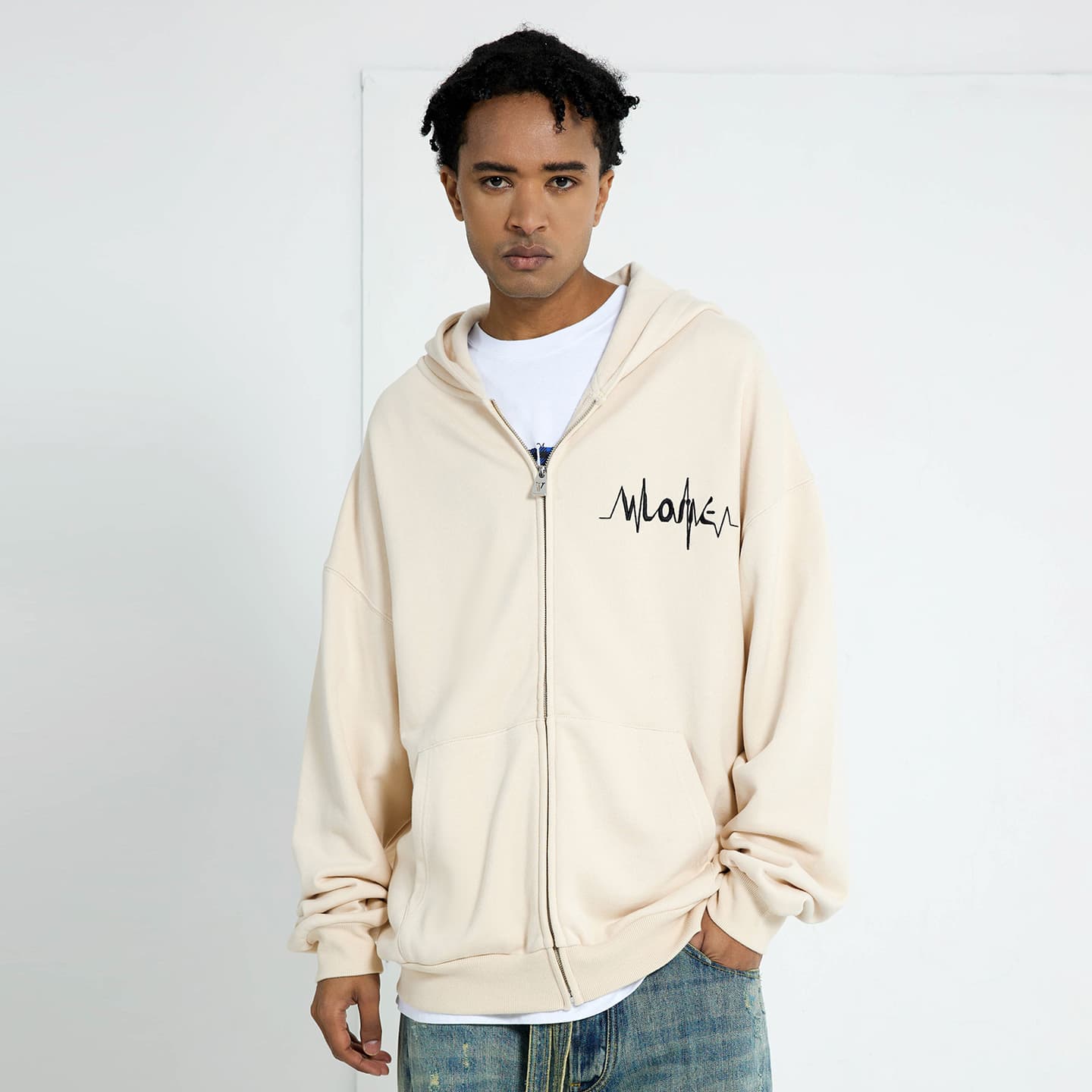 VLONE Hoodie Beige
