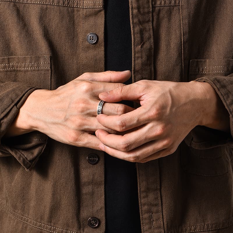 IDEAGEMER Skull Ring