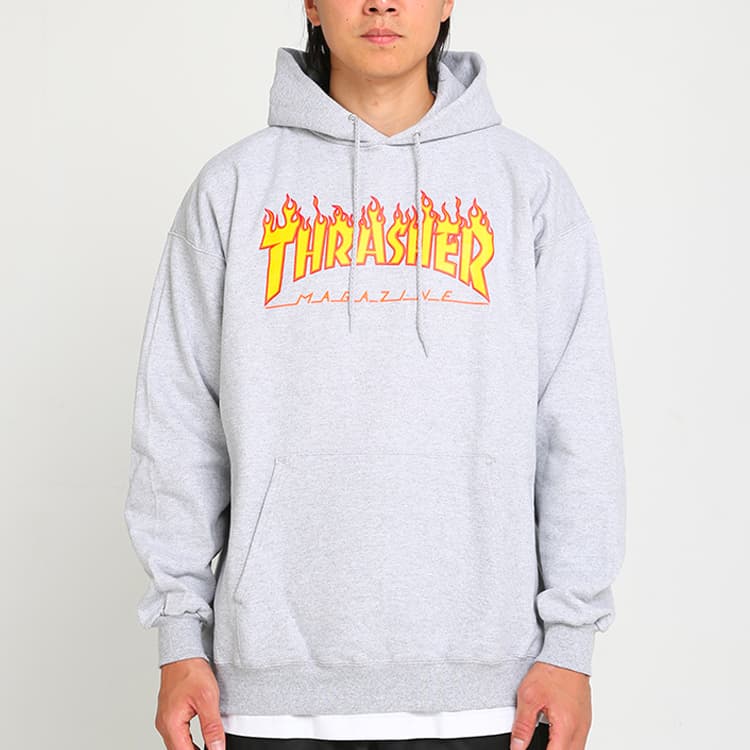 Thrasher Hoodie Grey