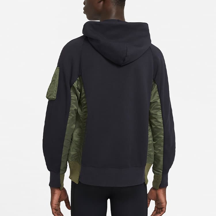 Nike x Sacai Pullover Hoodie Olive