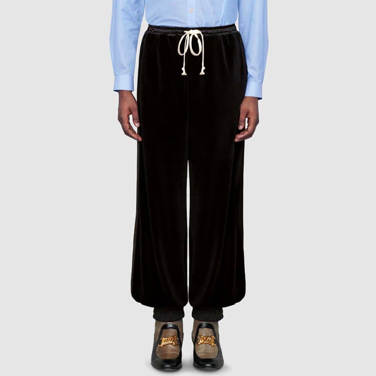 GUCCI Logo Pocket Jogger Pants Black