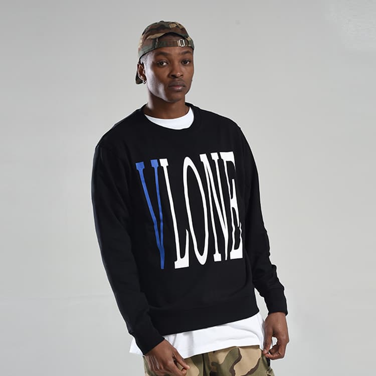 VLONE Staple Crewneck Black Blue