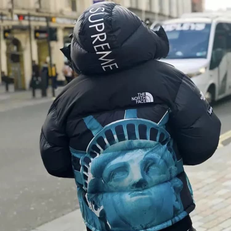 Supreme x The North Face Statue of Liberty Baltoro Black