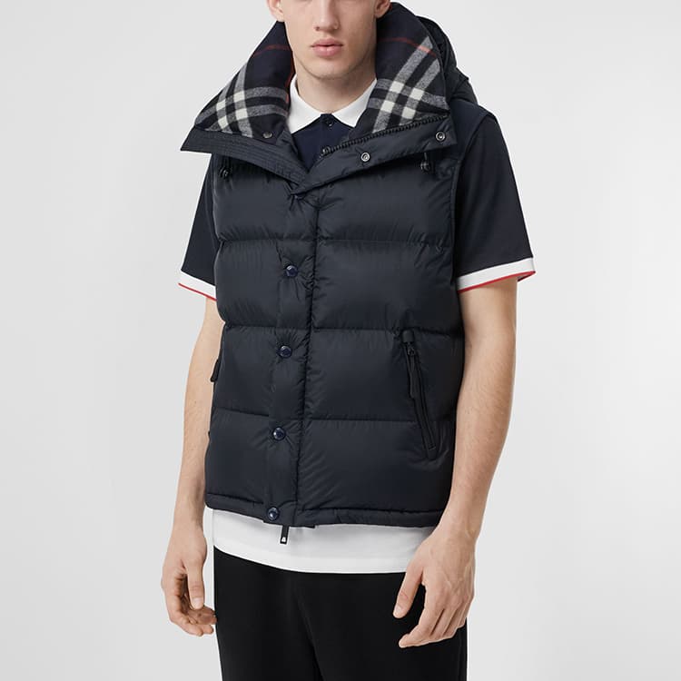 Burberry Navy Down Jacket