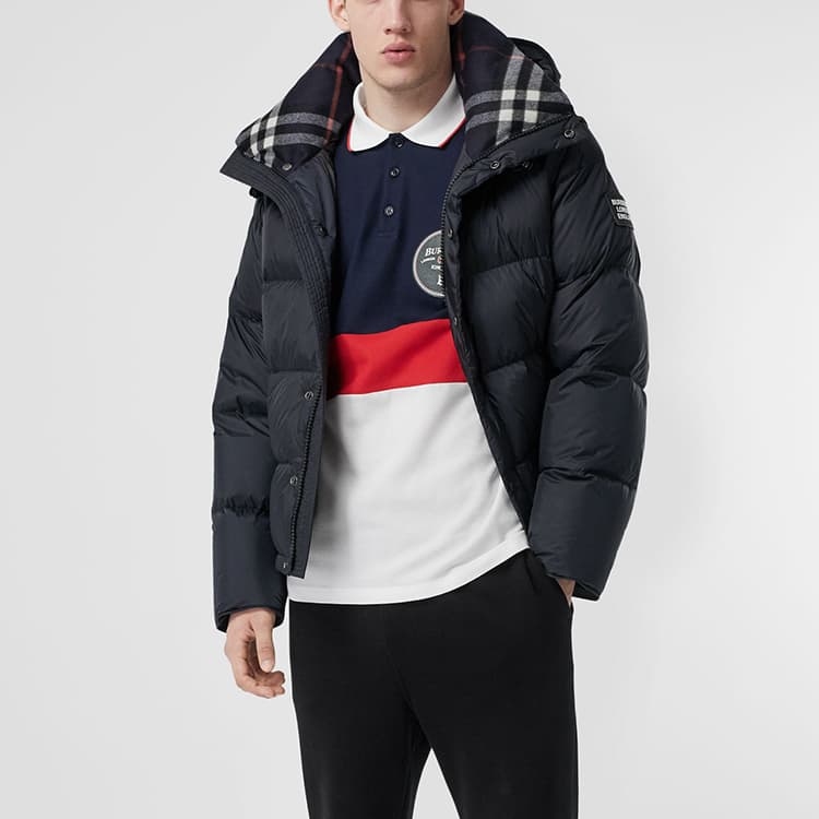 Burberry Navy Down Jacket