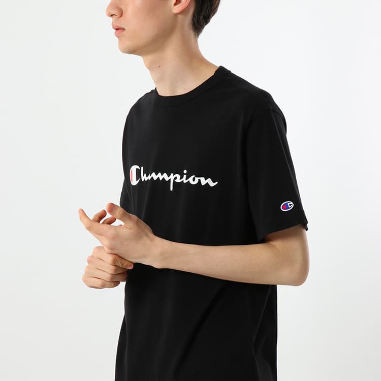 Champion Logo T-Shirt Black