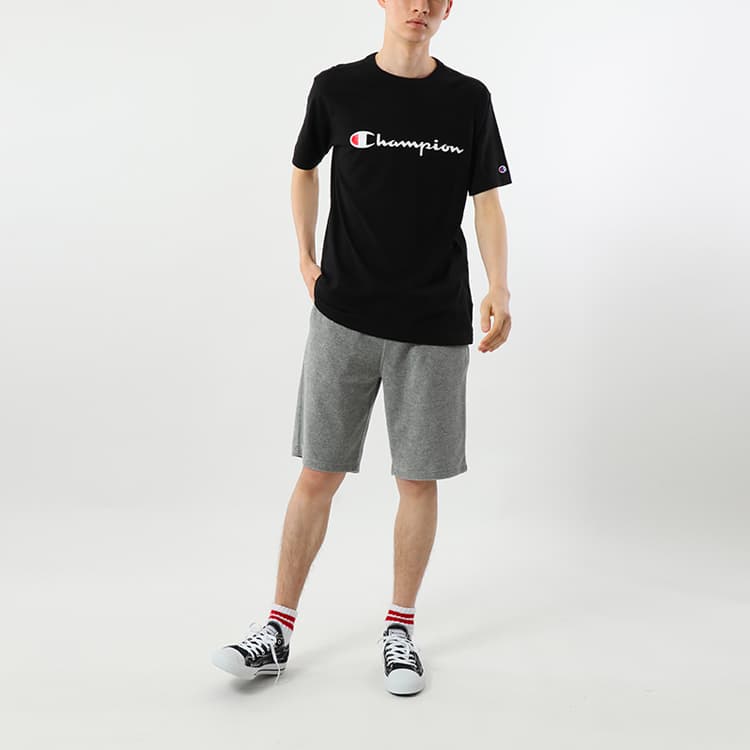 Champion Logo T-Shirt Black