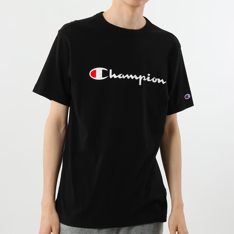 Champion Logo T-Shirt Black