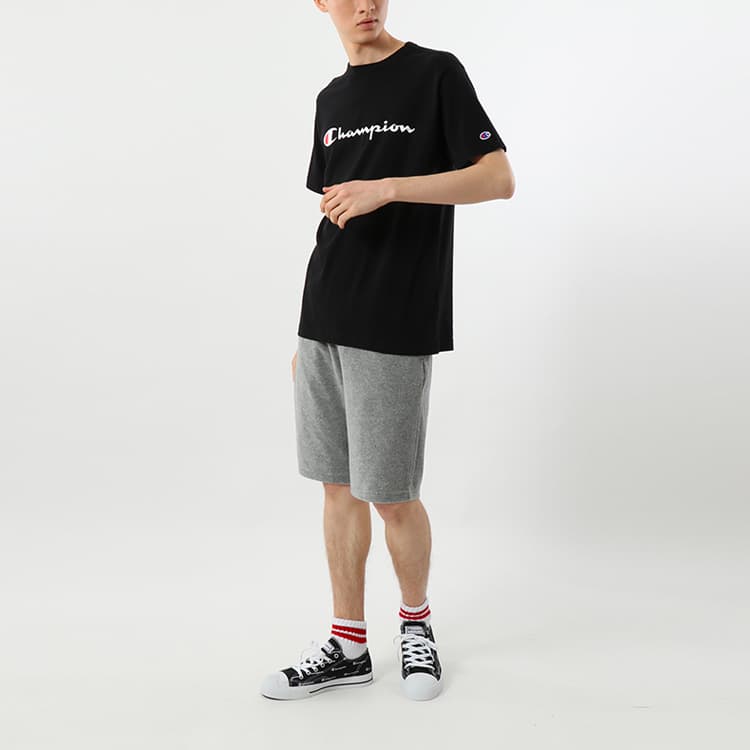Champion Logo T-Shirt Black