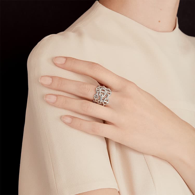 Hermes 925 Silver Ring
