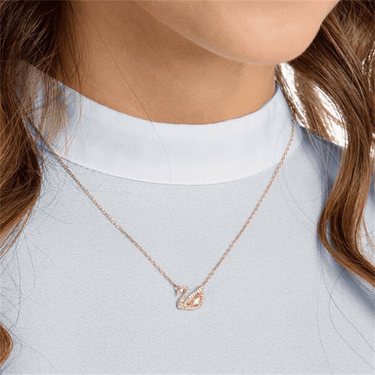 Swarovski Dazzling Swan Necklace