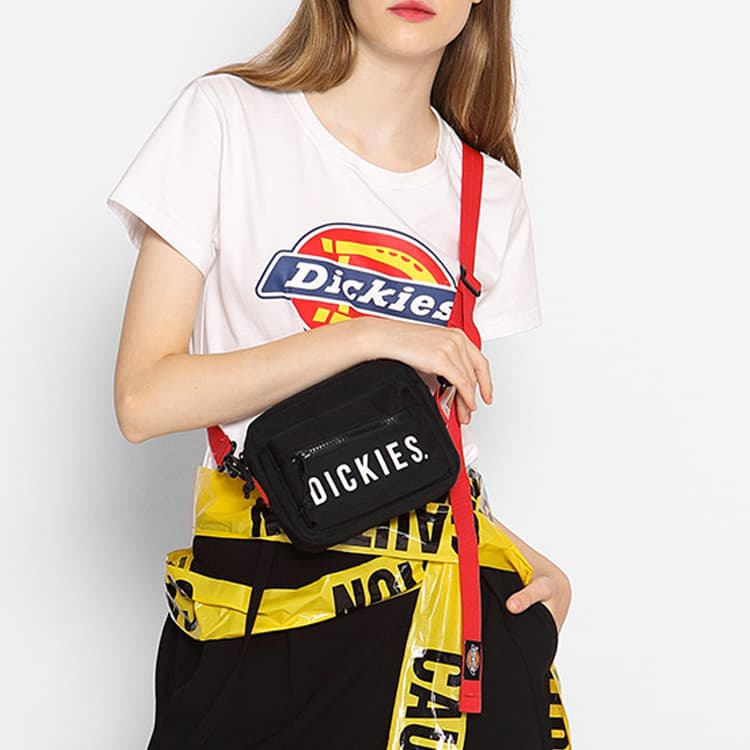Dickies Mini Crossbody Bag Black Red