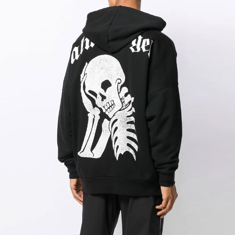 Palm Angels Logo Skull Hoodie