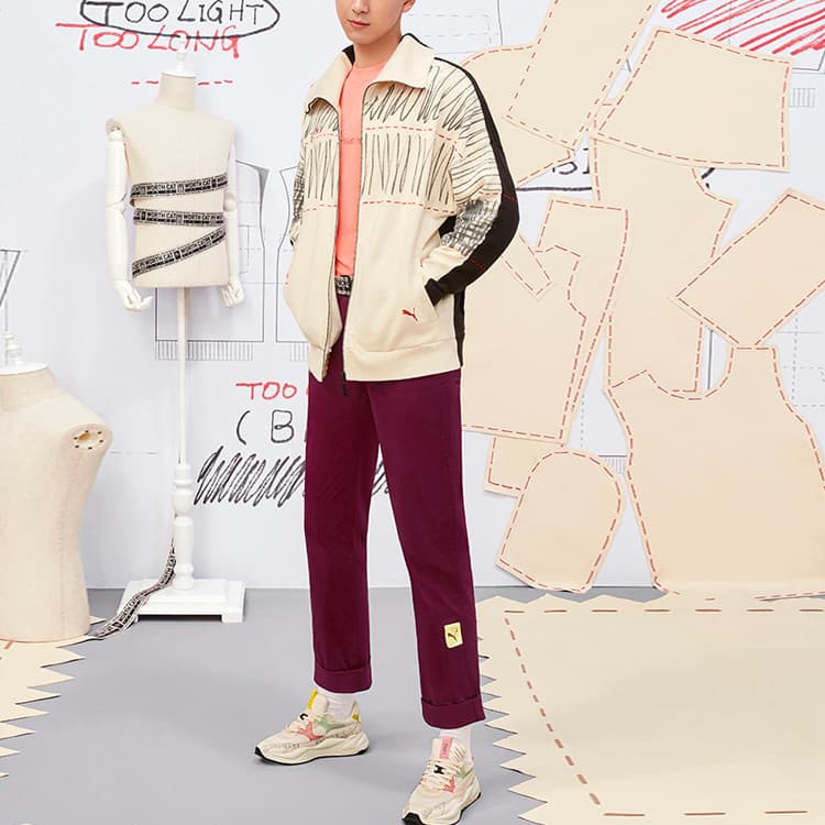 Puma x Michael Lau High Neck Jacket Eggnog
