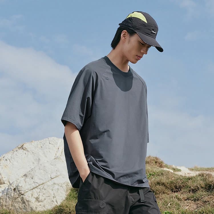 PEACEBIRD MEN Outdoor Print T-Shirt