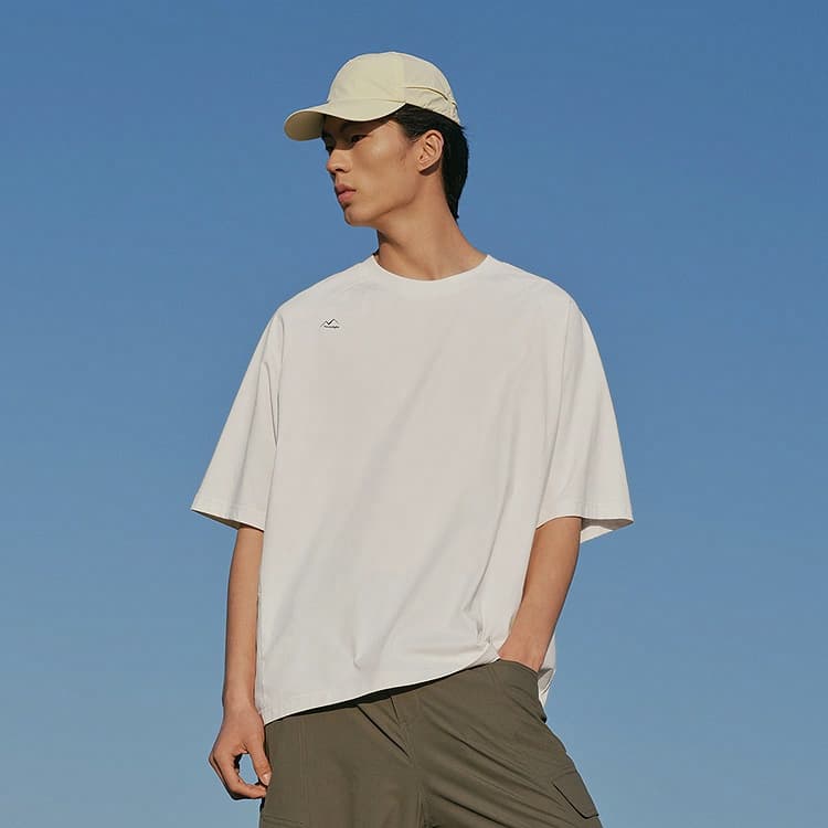 PEACEBIRD MEN Outdoor Print T-Shirt