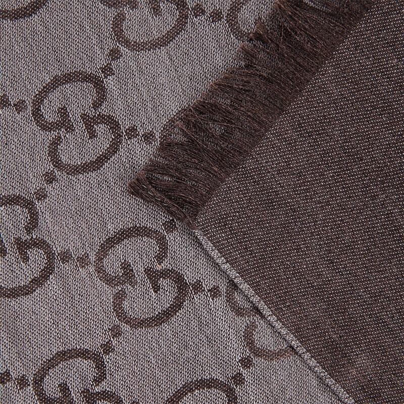 Gucci Wool Fringe Scarf