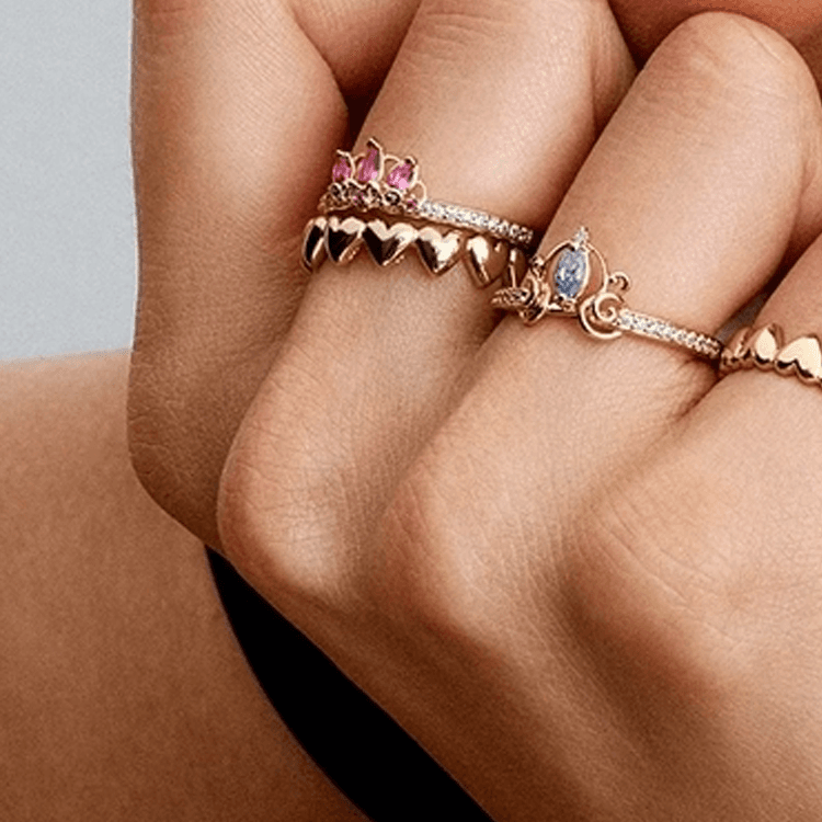Pandora Crown Gold Ring