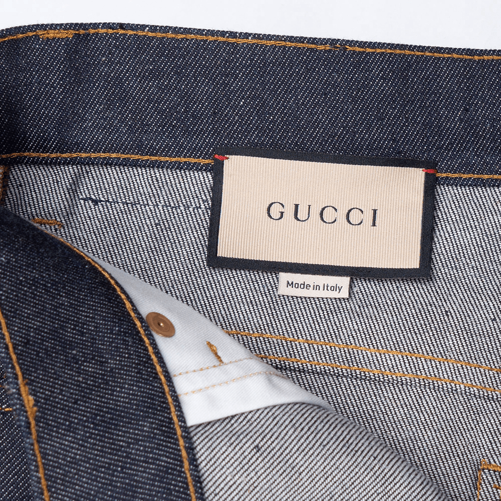 Gucci FW22 Deep Blue Jeans