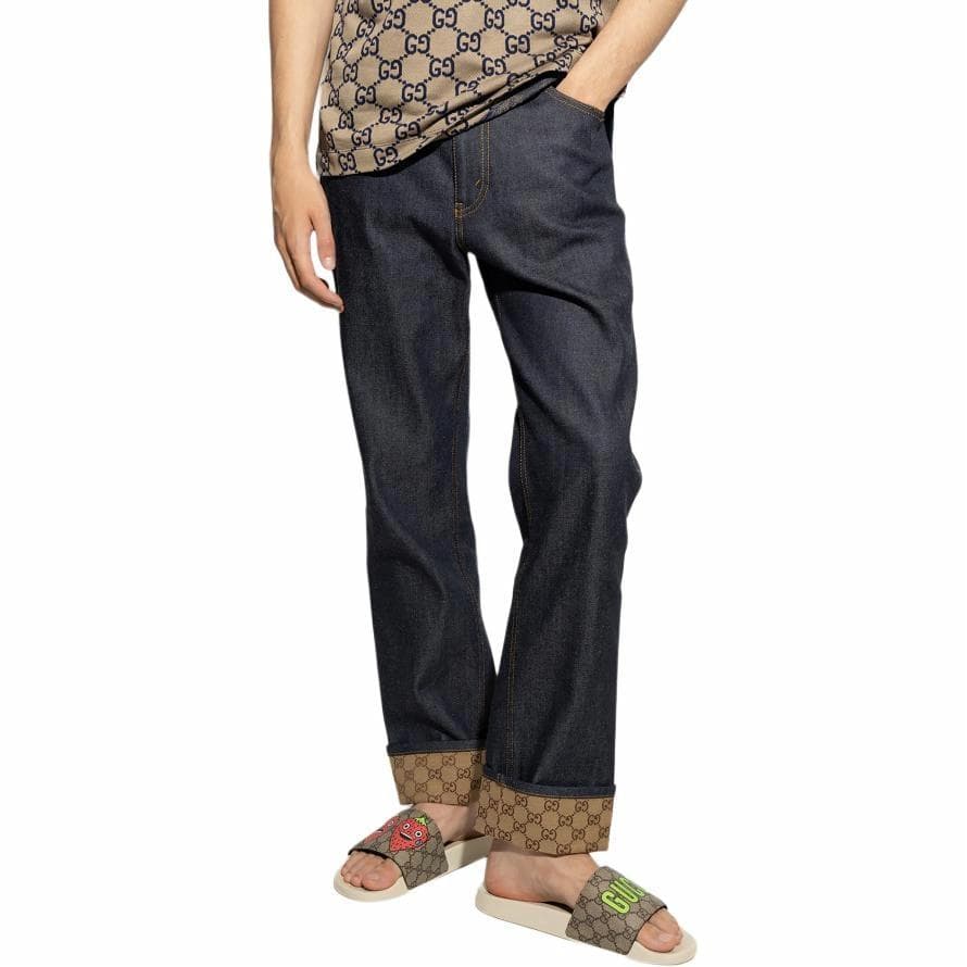Gucci FW22 Deep Blue Jeans