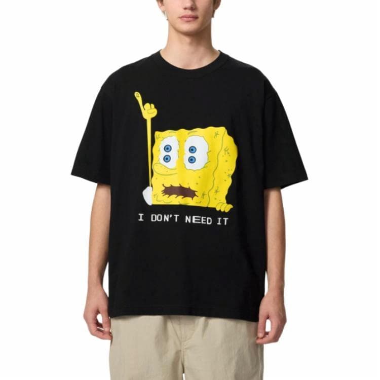 UNIQLO x CPFM x SpongeBob FW24 Black Tee
