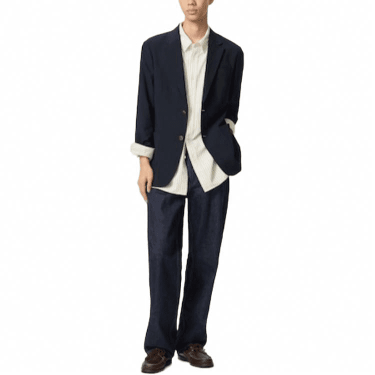UNIQLO x JW Anderson SS25 Deep Blue Jeans