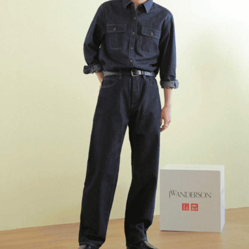 UNIQLO x JW Anderson SS25 Deep Blue Jeans
