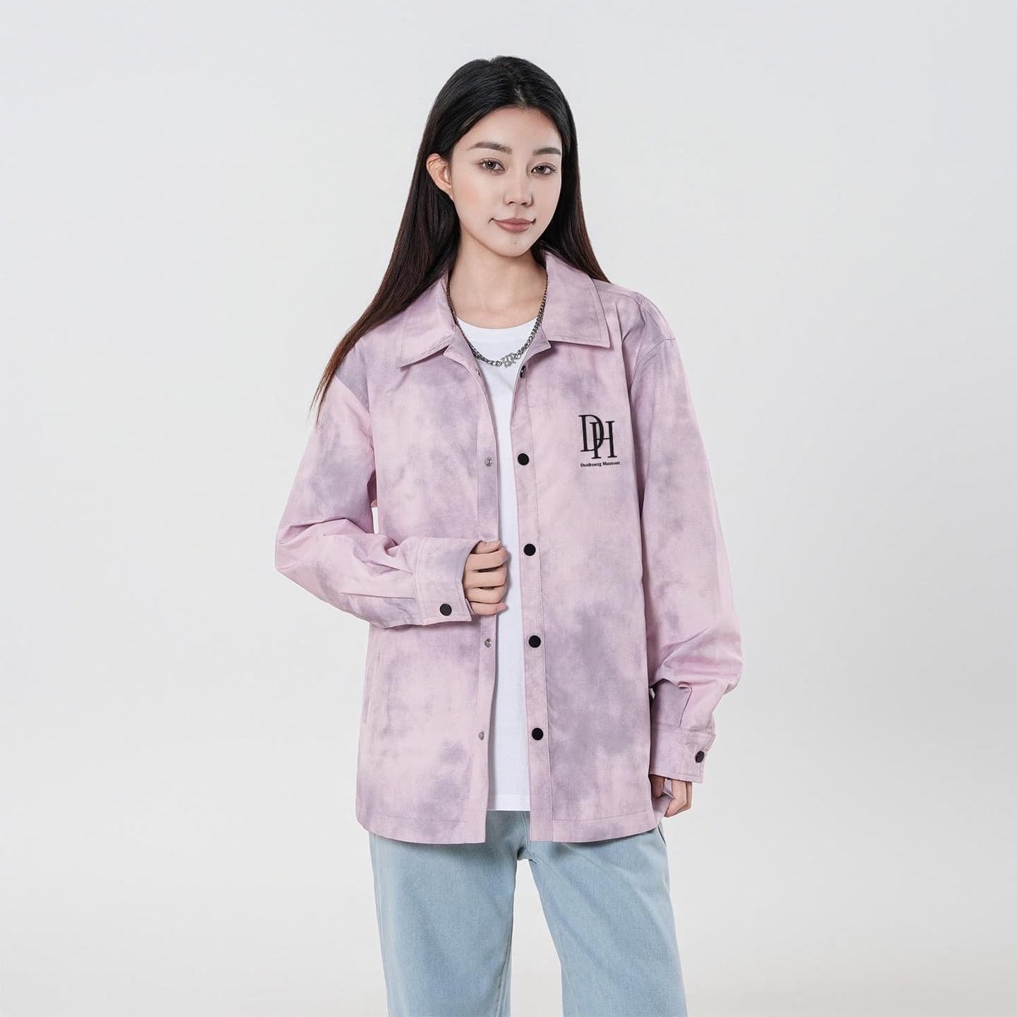 Dunhuang Museum Tie-Dye Logo Jacket