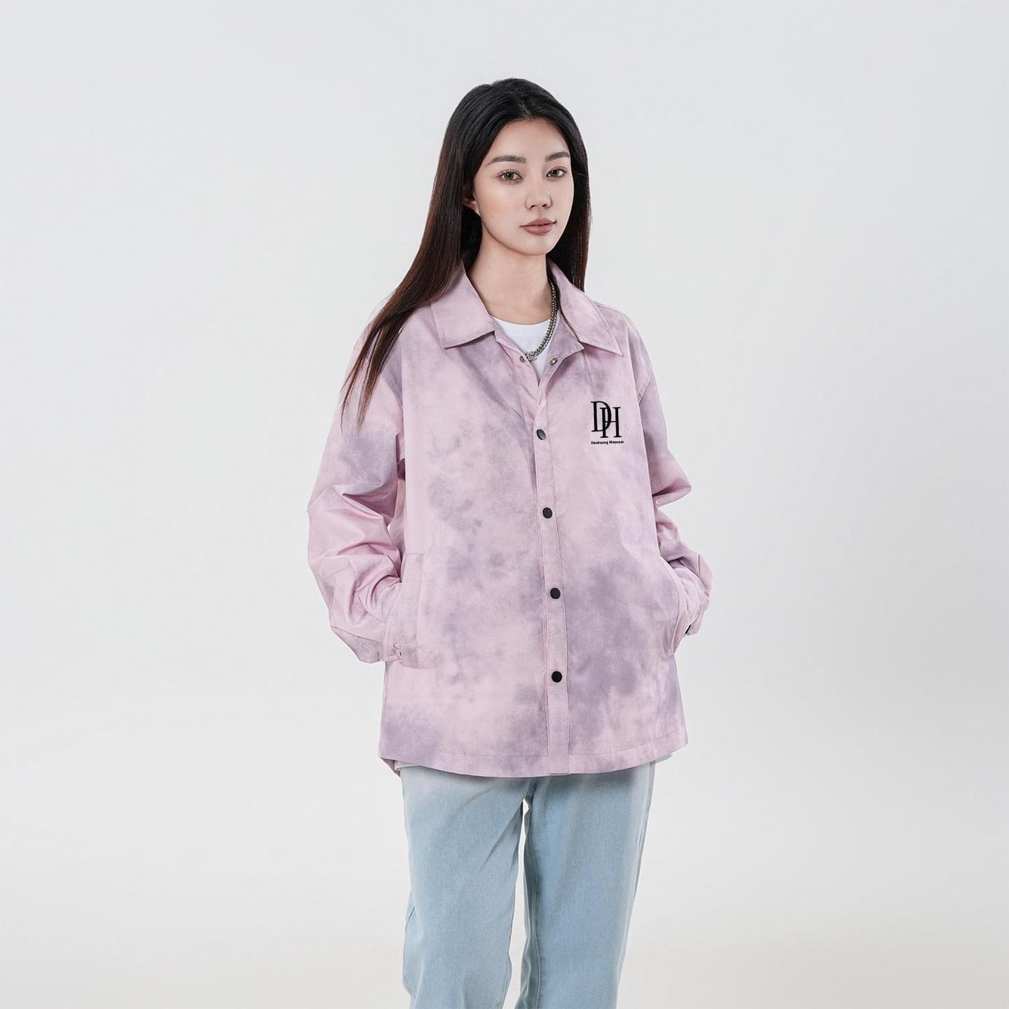 Dunhuang Museum Tie-Dye Logo Jacket
