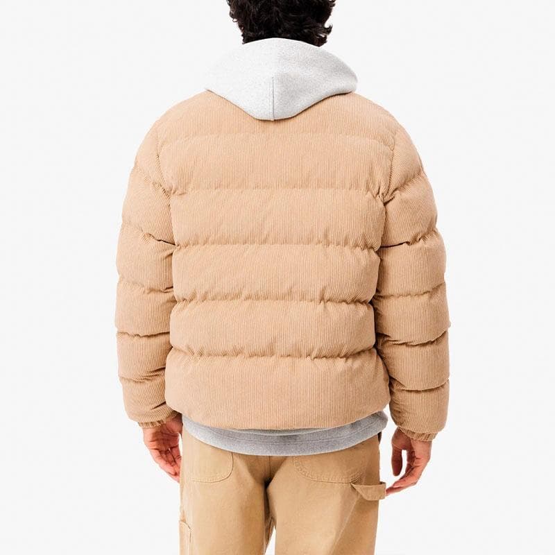 Lacoste Corduroy Zip Jacket Beige
