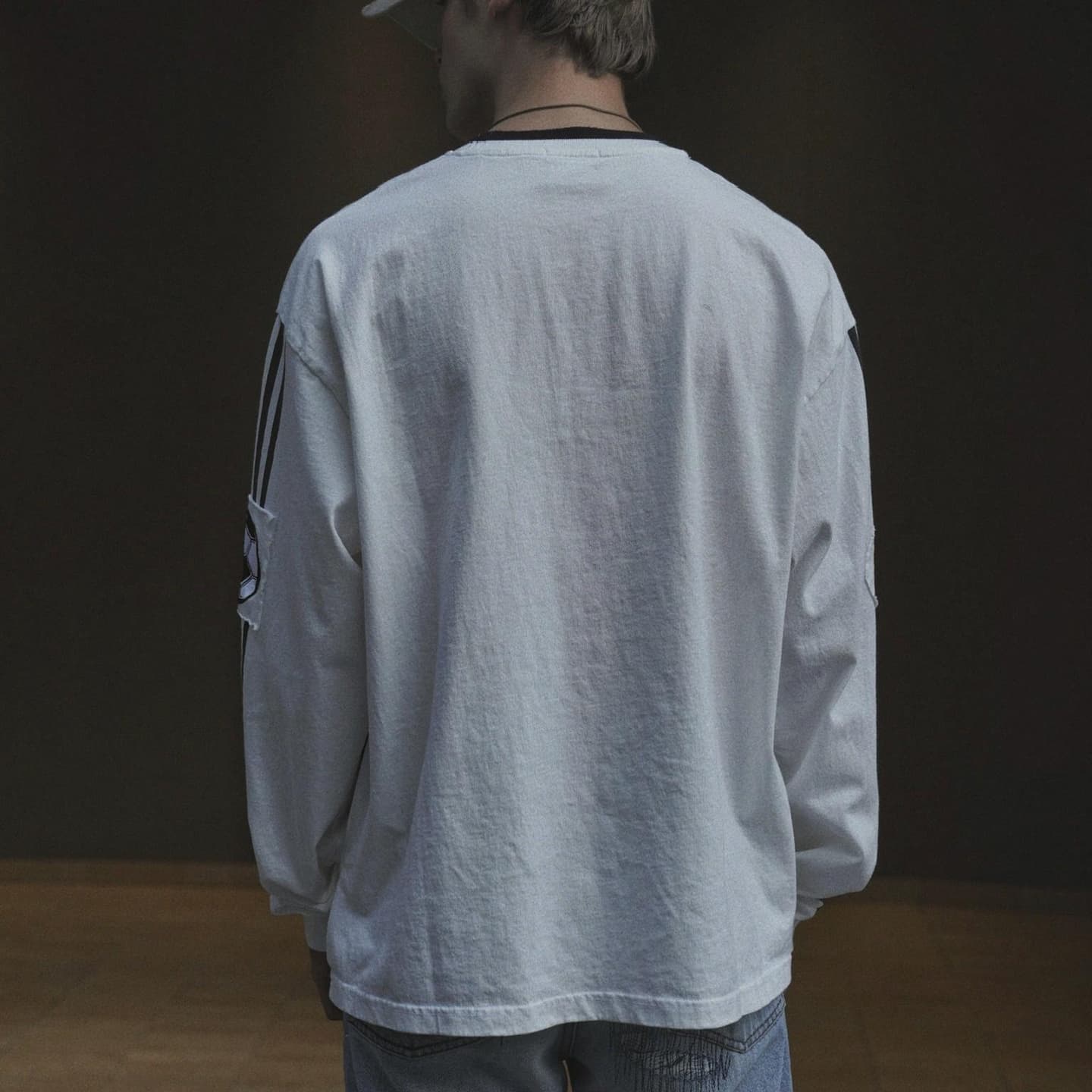 False Perception HOLY SPIRIT Vintage Sweatshirt White