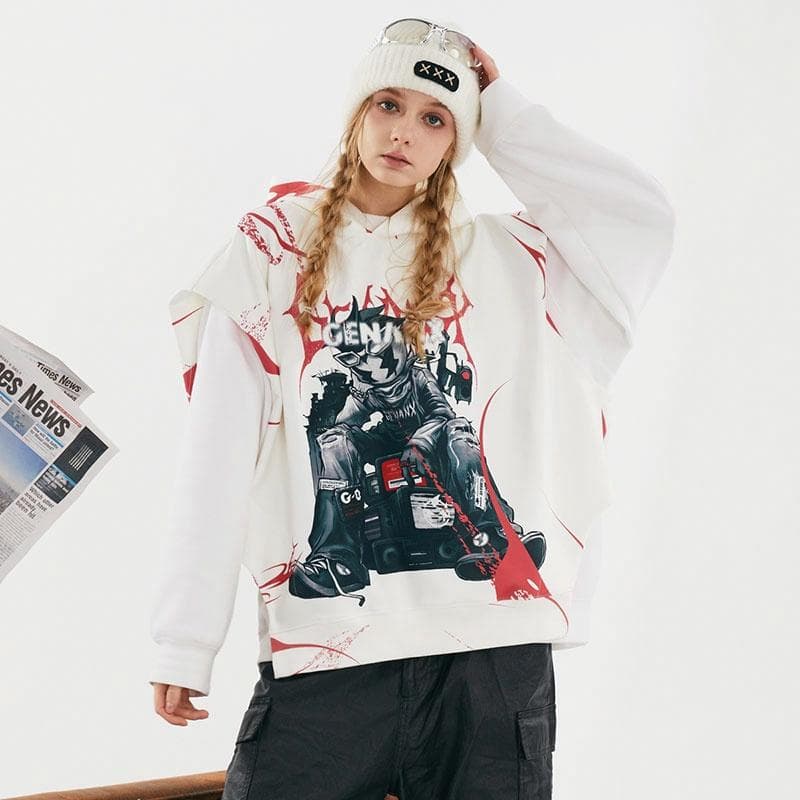 GENANX Lightning Hoodie Vest