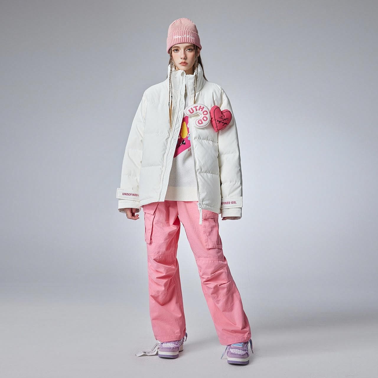 Guuka Magic Tape Colorblock Down Jacket