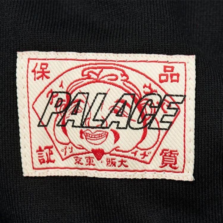 PALACE x EVISU Tri-Godhead Hood Black