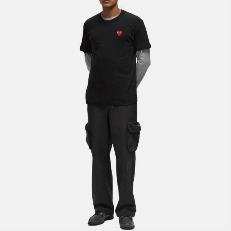 CDG Play SS24 Black T-Shirt