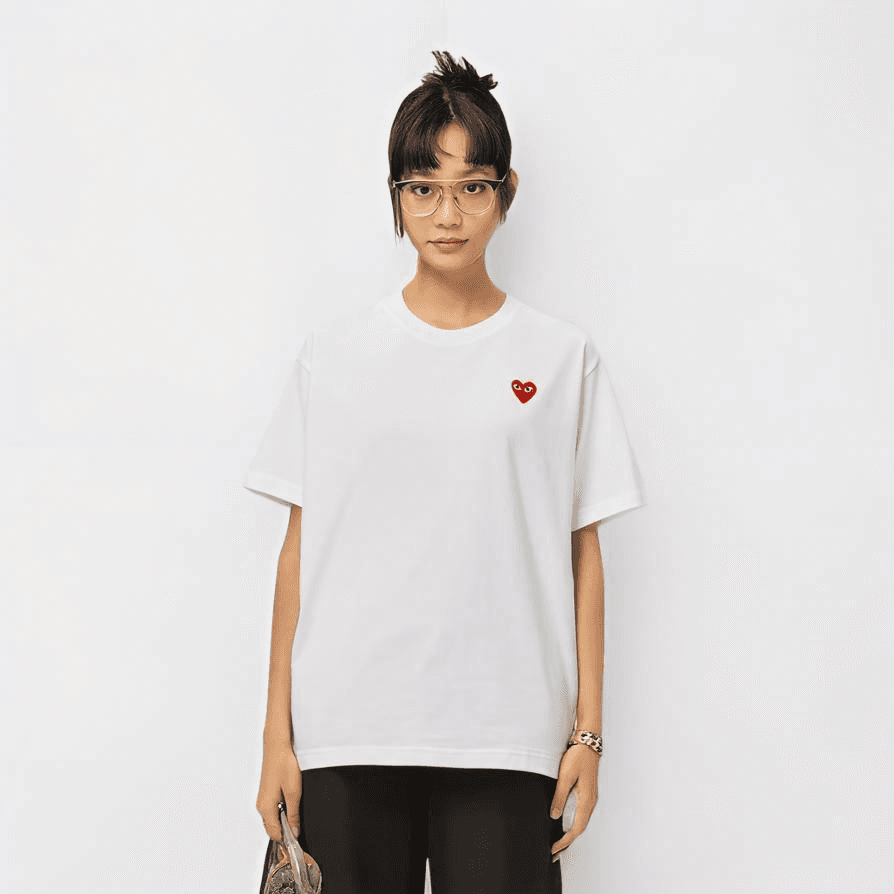 CDG Play T-Shirt White