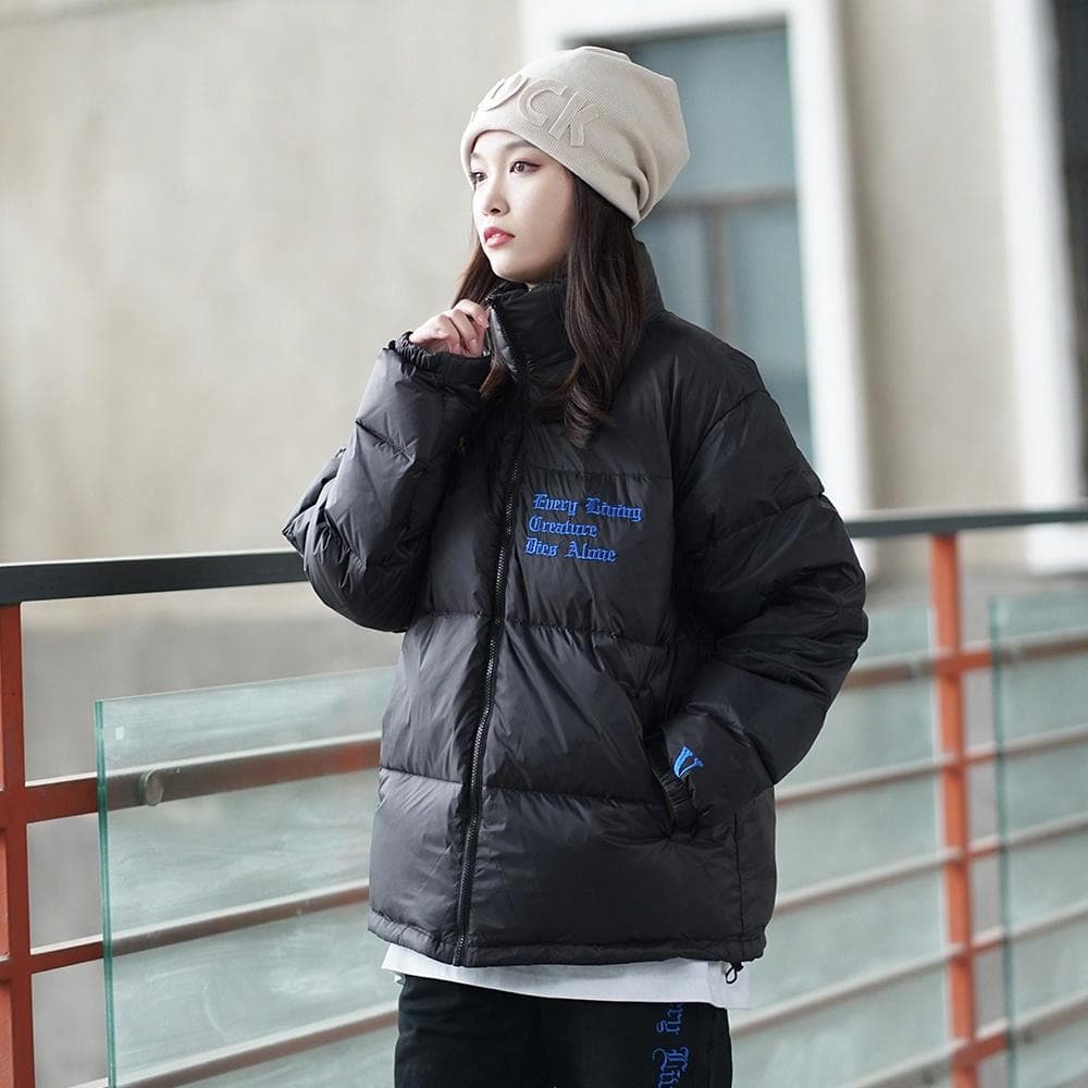 VLONE Classic Blue Logo Down Jacket