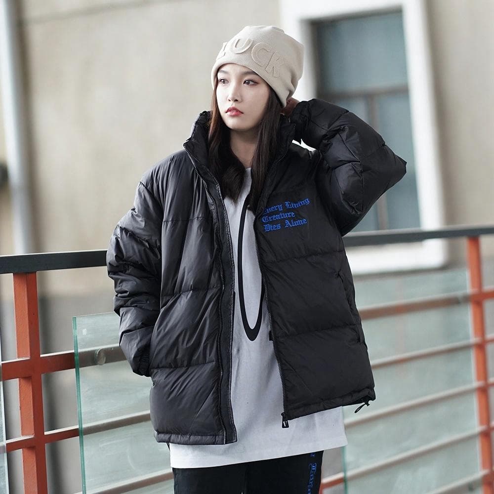VLONE Classic Blue Logo Down Jacket