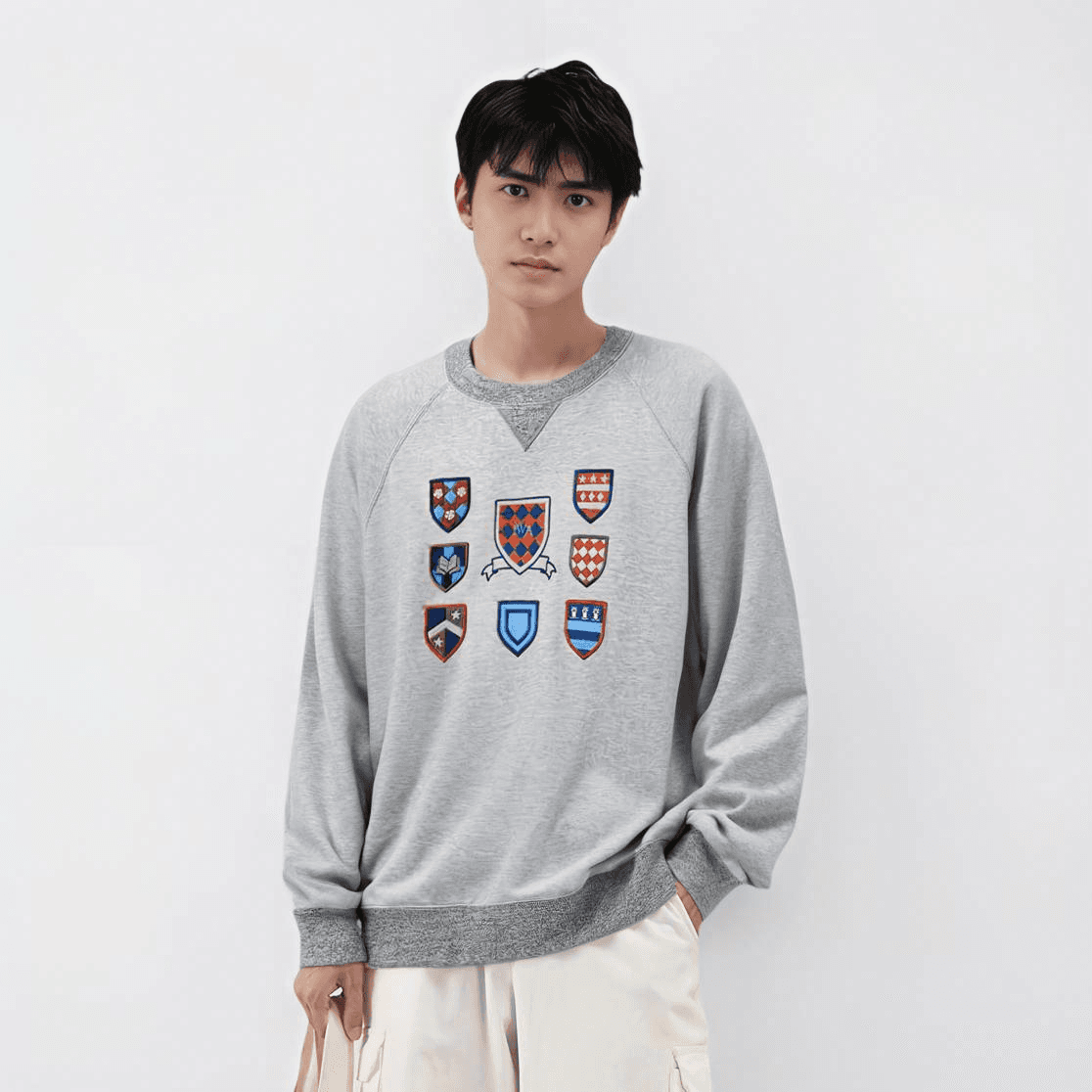 UNIQLO JW Anderson Crewneck Pullover Grey