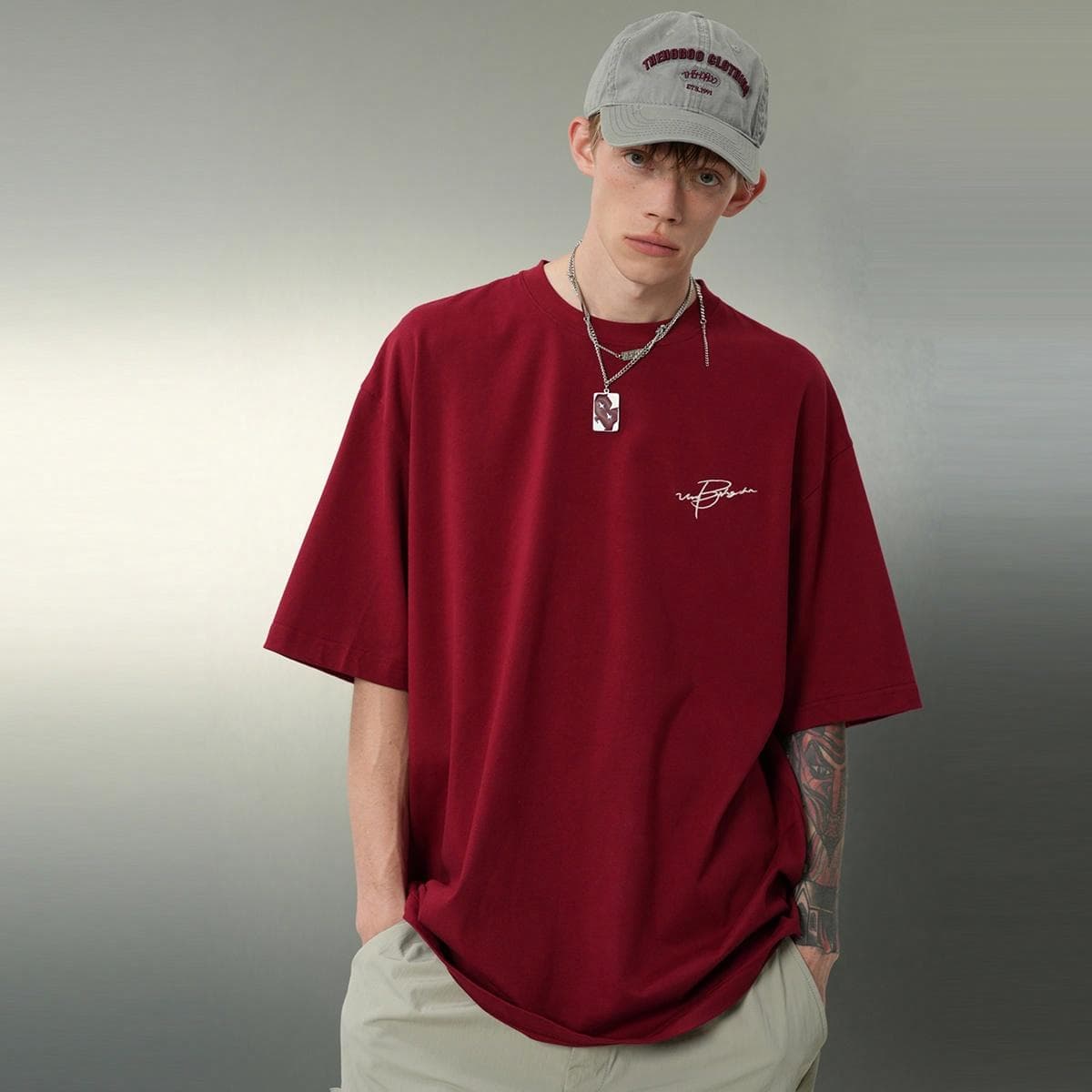 BJHG Logo Embroidery T-Shirt