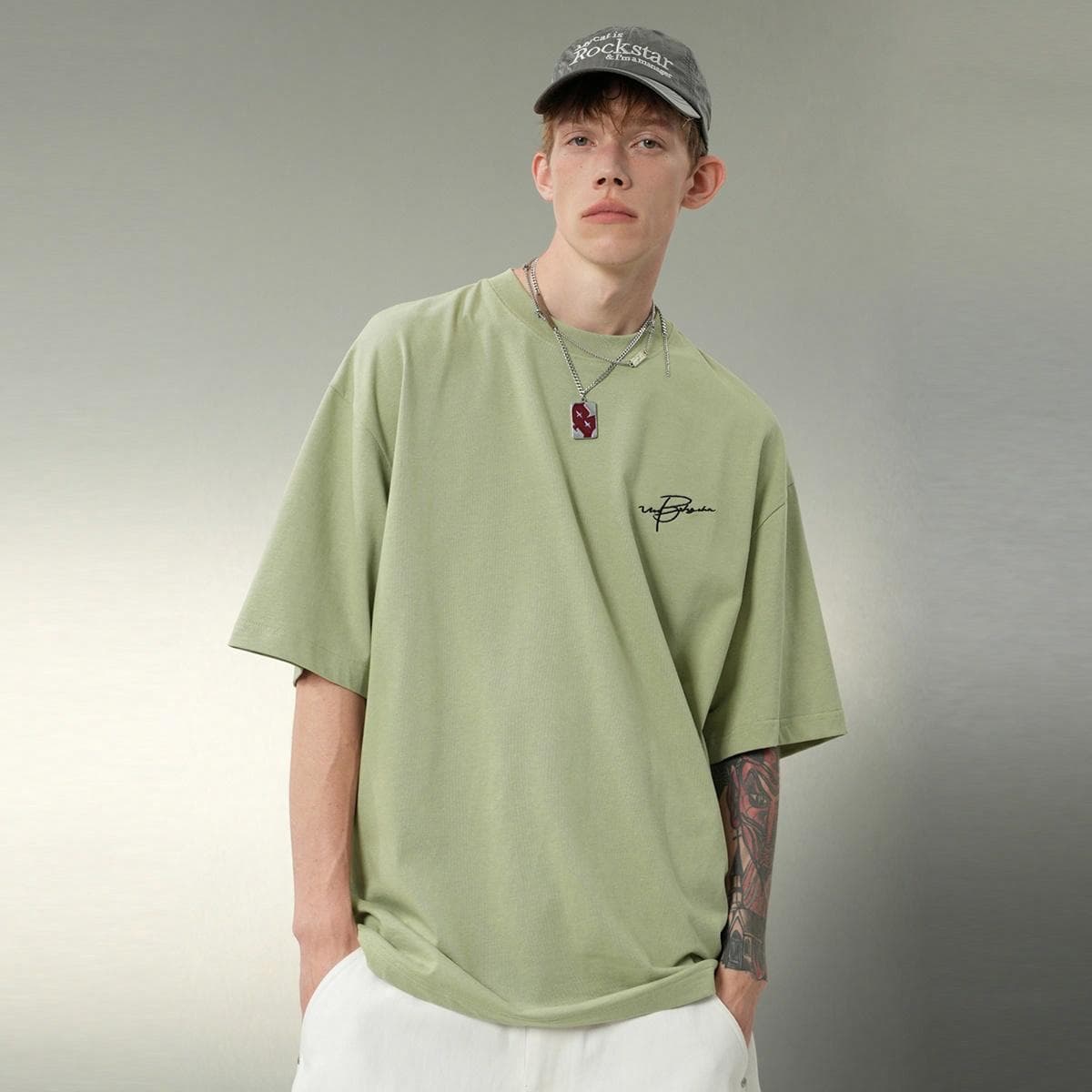 BJHG Logo Embroidery T-Shirt