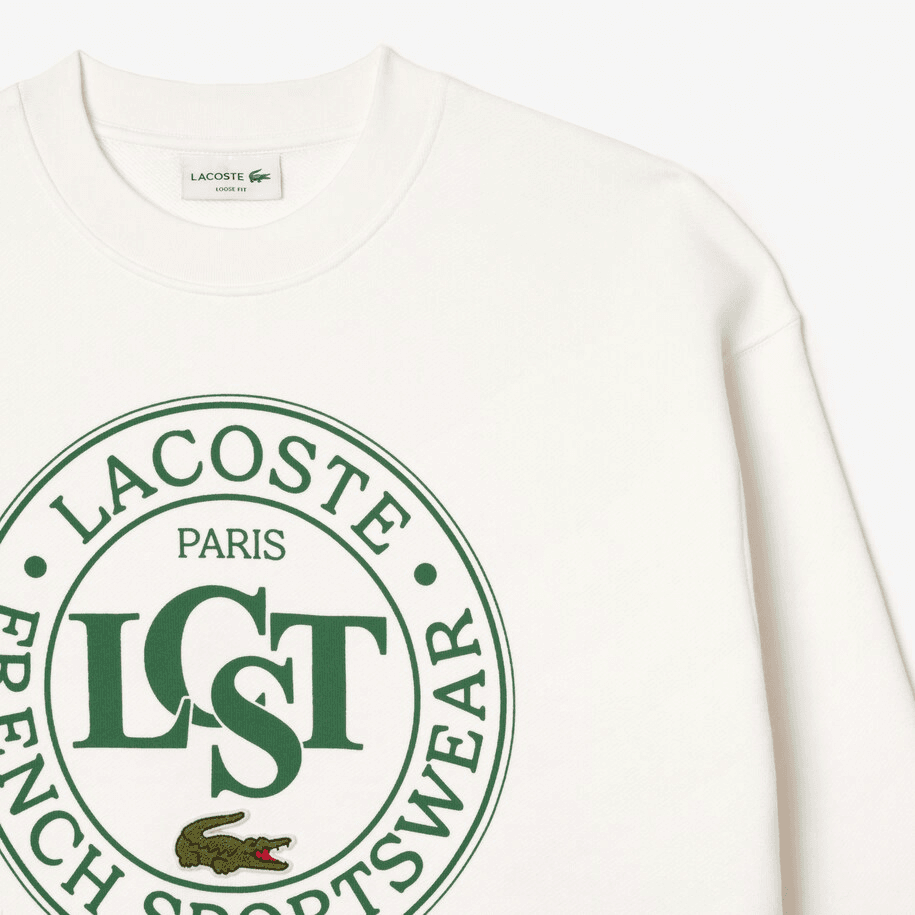Lacoste Crewneck Sweatshirt White