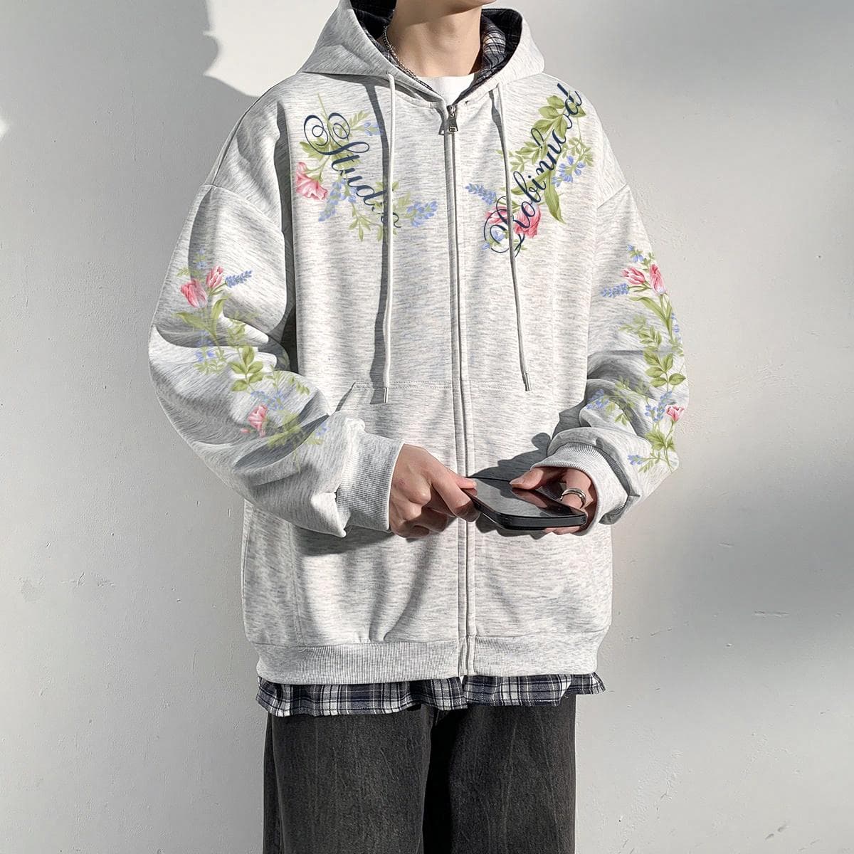 ROBINHOOD Classic Plaid Hoodie